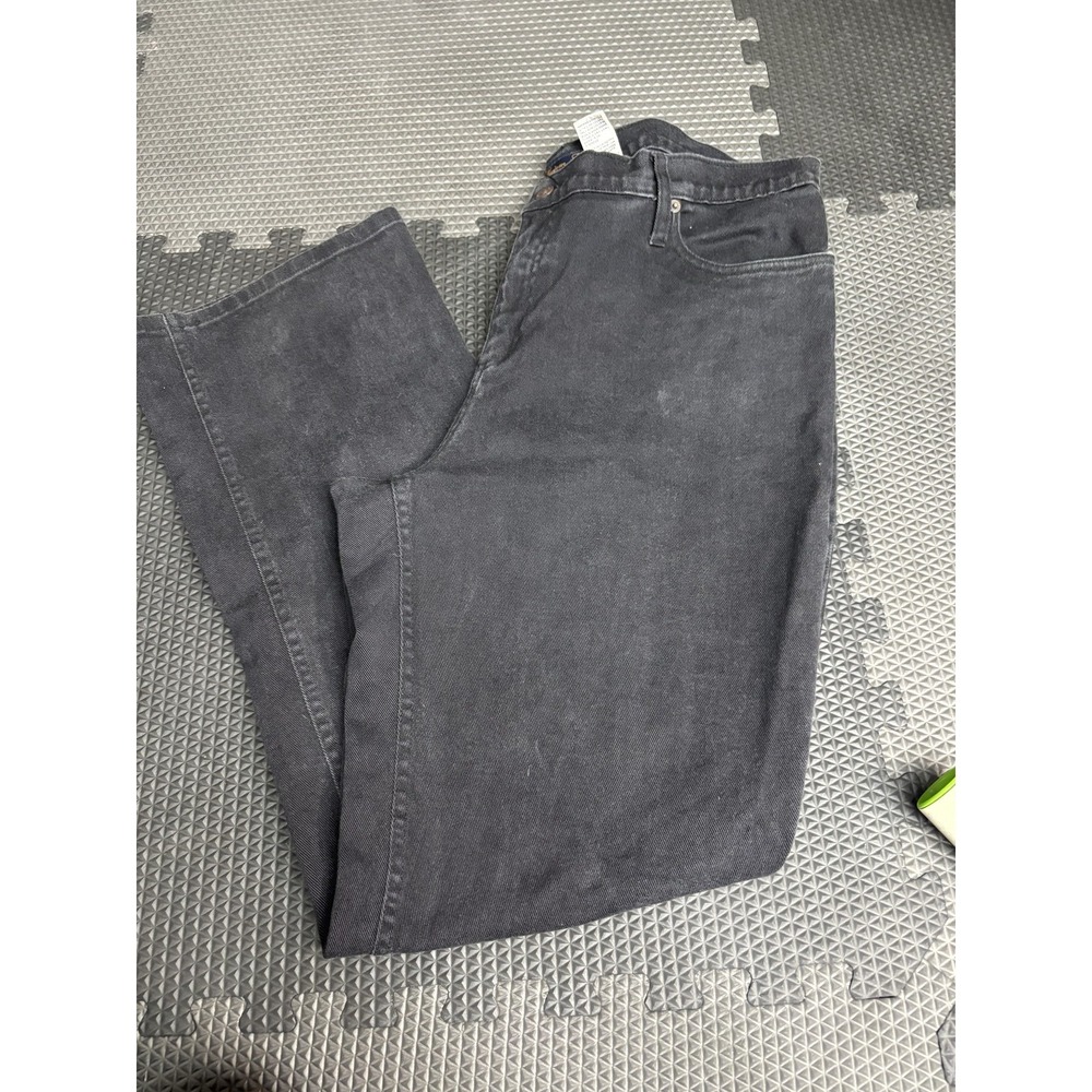 Bill Blass Jeans Women's Size 16 Modern Fit Dark Wash Black Straight Leg Denim